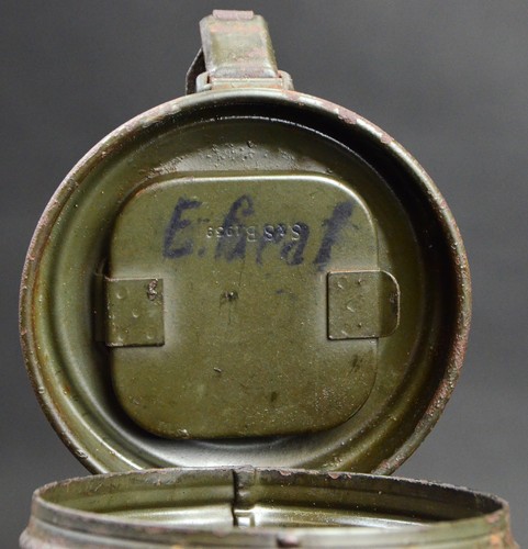 WW2 WK2 WH Gasmaskendose Wehrmacht S & S B 1939 10088 - Foto 10 di 14