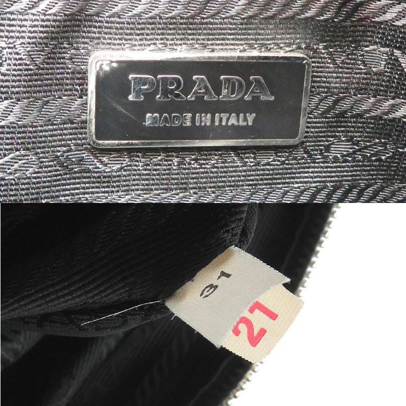 PRADA BT8994 Shoulder Bag Nylon Black Ladies DH91636 thumbnail 7