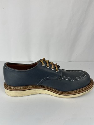 靴 RED WING 8100 US11D Red Wing 8100 Navy Blue Moc Toe Oxford Men's Size 8.5 D | eBay