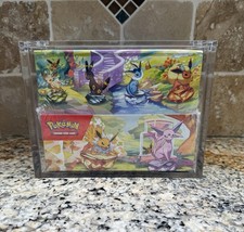 Acrylic Mini Tin Display Case with Magnetic Lid   Pok mon 8 Mini Tin  US Seller