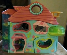 LITTLEST PET SHOP BIGGEST PLAYSET HOUSE FOLDABLE 2005 HASBRO VTG LPS