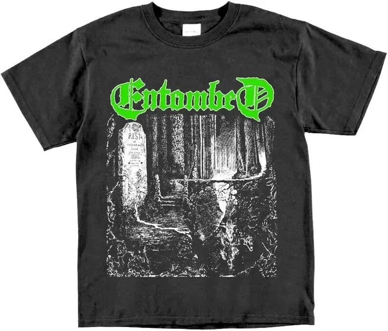 Entombed 左手路径男T恤| eBay