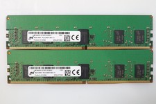 Lot 2x 8GB 16GB Micron MTA9ASF1G72PZ-2G3B1II PC4-2400T RDIMM Server Memory