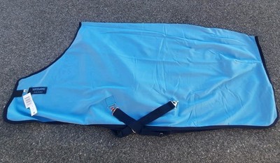 NWT AMIGO Horseware Size 84 Jersey Fleece Cooler Delphinium /Navy Blue 