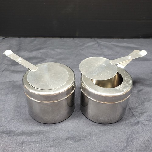 Fuel Holder Chafing Buffet Sterno Holder W / Cover Set of 2