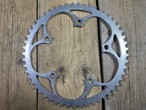 Shimano Chainring 53T S Fixie Track Old School BMX 5 Arm 130 BCD Japan Vintage - Picture 6 of 7