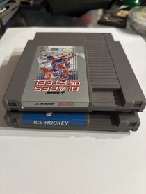 Blades of Steel & Ice Hockey NES Bundle Lot