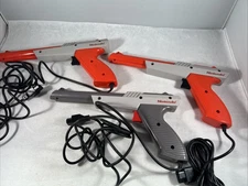 Lot Of 3 (Nintendo Entertainment System) NES Zappers OEM Orange Gray