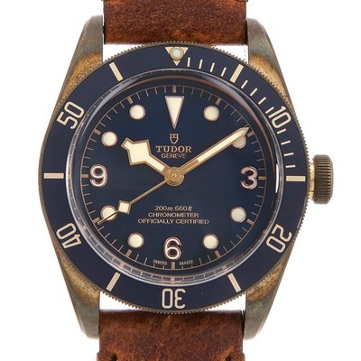 TUDOR Black bay bronze 79250BB second hand mens