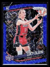 Lucy Olsen 2025 Panini Prizm WNBA Blue Velocity Prizms #104 Washington Mystics