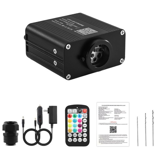 Luce a fibra ottica di dimensioni compatte 16 W per headliner Starlight, scintillio e musica M... - Foto 1 di 4