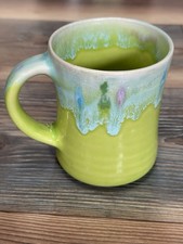 Ocean Handmade Pottery Mug 4.5x5 