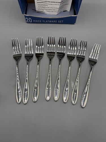 SPECCHIO CONIFERA ACCIAIO INOX HAMPTON ARGENTIERI 5 PEZZI POSTO (8 set) - Foto 15 di 24
