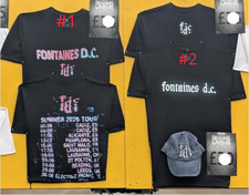 Fontaines D.C. T Shirts Summer Tour Reading Leeds Concert Merch 2026 Reprint