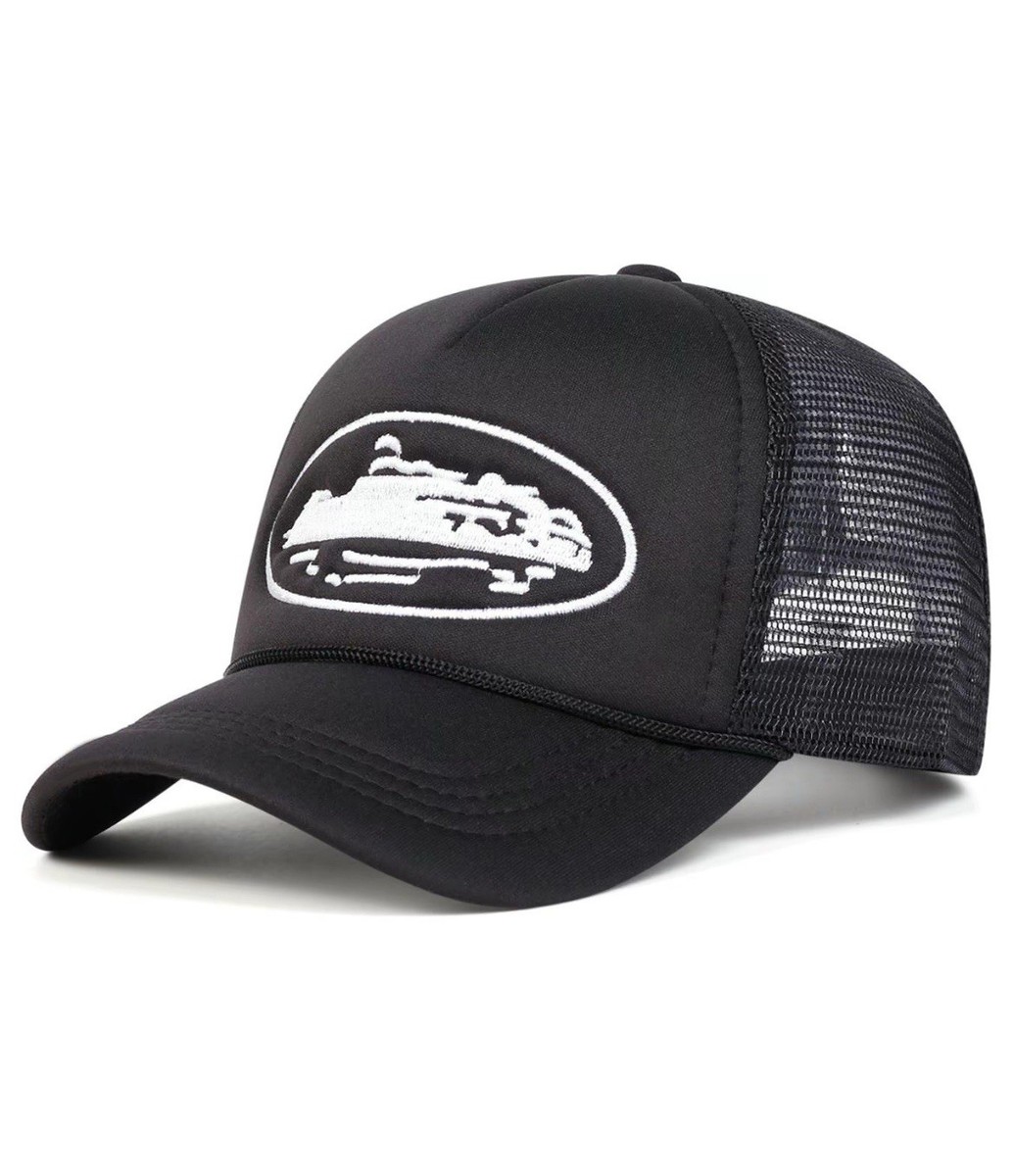 帽子 Corteiz Alcatraz Mesh Trucker Cap Black Corteiz Alcatraz Trucker Hat Black - FW22 - US