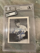 1970 Minnesota Twins Team Issue 4x5 Bert Blyleven Rookie RC Signed Auto Beckett