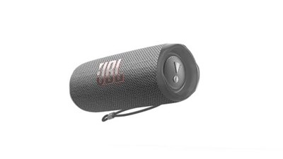 GRAY - JBL FLIP 6 PORTABLE BLUETOOTH SPEAKER 12 HOURS OF PLAYTIME