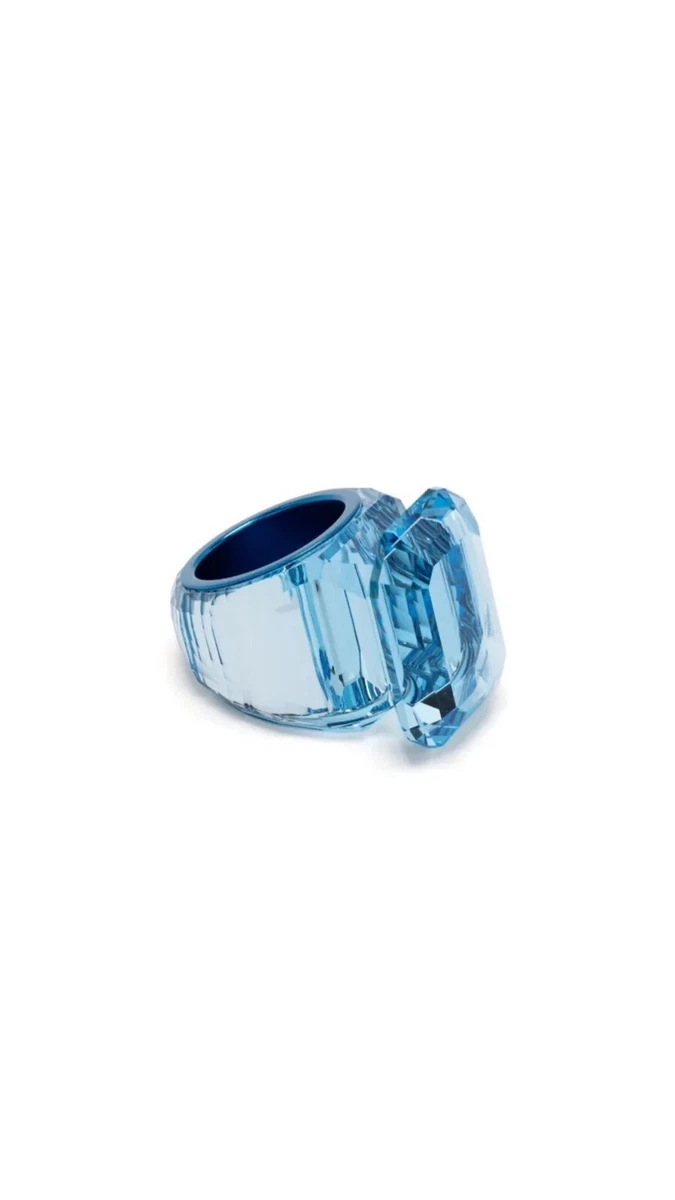 Blue Swarovski Crystal Ring for sale - eBay