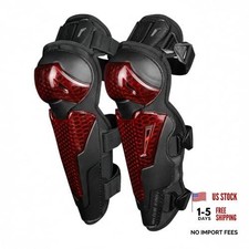 Racing Ride Motorcycle Knee Pads for Men  Women, Lightweight Knee Braces  Red