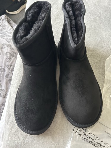 River Island Men’s Faux Fur Snow Boots Size 9 Brand New