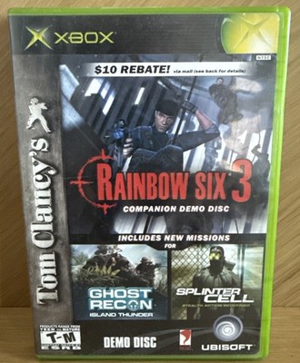 Tom Clancys Rainbow Six 3 Companion Demo Disc Xbox 2003