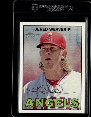 2016 Topps Heritage #32 Jered Weaver
