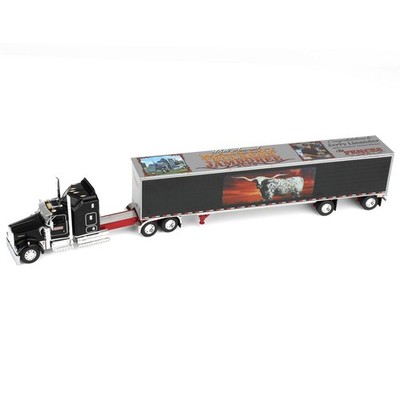 First Gear 1/64 Kenworth W900L, Jerry Linander Van Trailer DCP, 68-2288