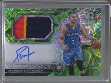 2016-17 Panini Spectra Rookie Jersey Neon Green 13/25 Domantas Sabonis Auto 0tw