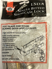 LSDA LSSC23#LS300 /330368 Single Bitted Showcase Lock - Made in USA