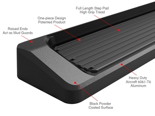 APS Premium 6" Black Side Steps Fit 21-25 Chevy Trailblazer - Bild 5 von 6