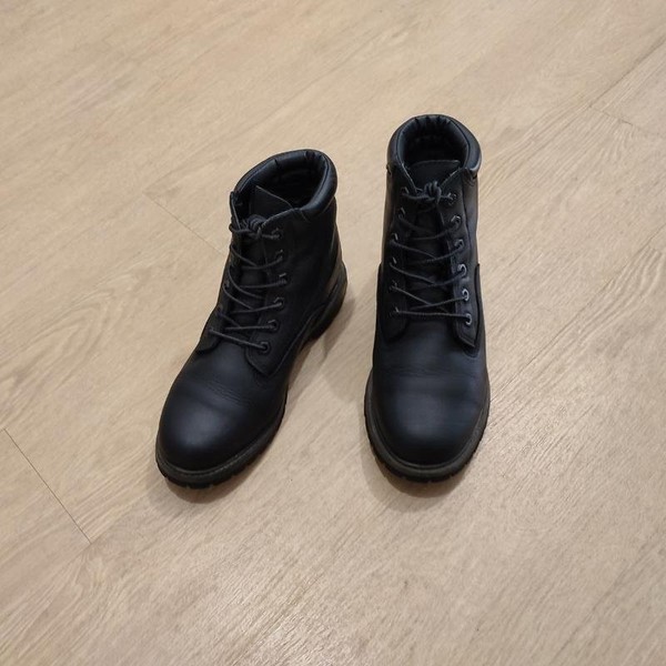 Women Timberland Boots Black Leather 40.5