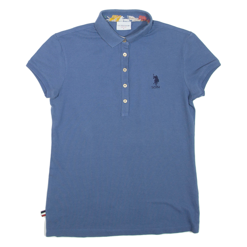 U.S. POLO ASSN Womens Polo Shirt Blue M