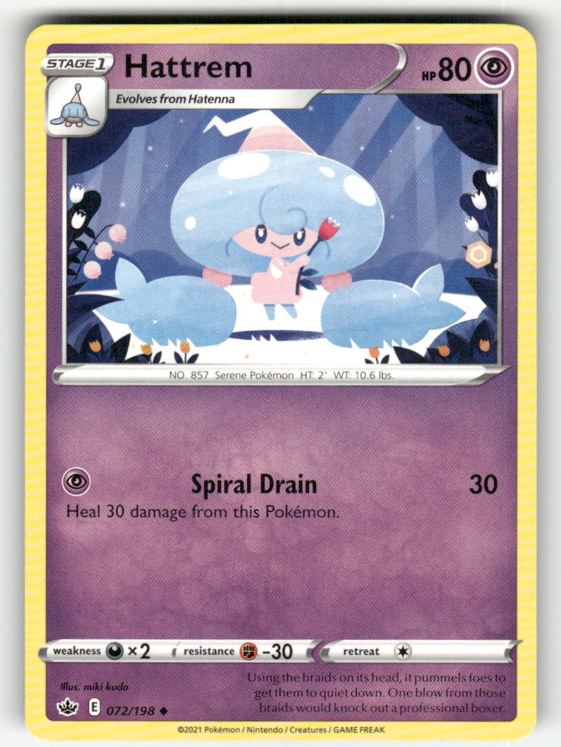 Hattrem 072/198 Pokemon NM