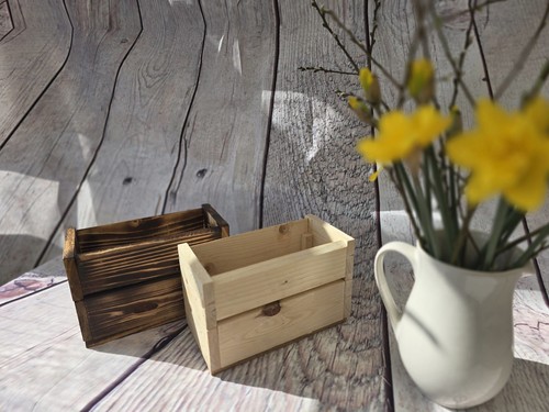 Pallet Wood Home Windowsill Garden Planter Handmade Garden Box for Herbs Flowers - Picture 1 of 8