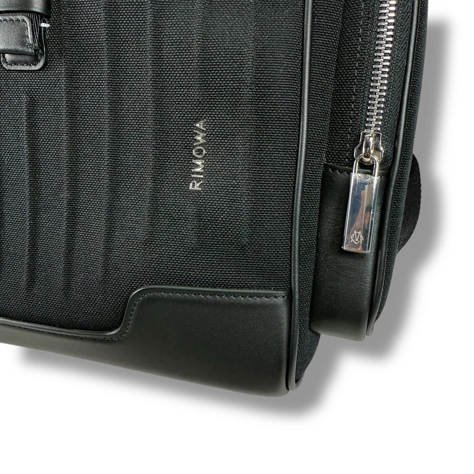 RIMOWA Never Still Flap Backpack Black Canvas - SMALL - NEW - Image 4 of 4