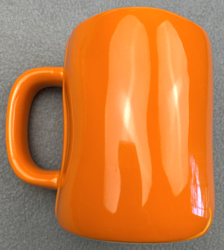 Tazza da caffè Rae Dunn Halloween "BOO" arancione 2021 NUOVA - Foto 2 di 4