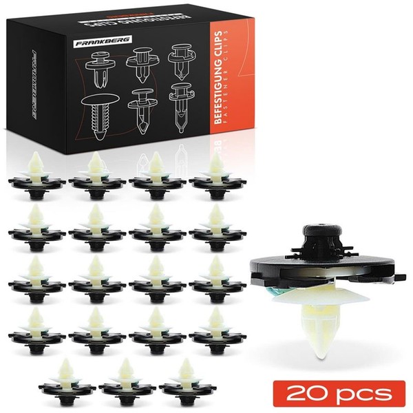 Frankberg 20X NYLON-CLIP Schwarz TÜRverkleidung Passend FüR VW Polo-image