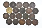 Lot 20 1800's 1890-1899 Indian Head Penny Cents US Coin Collection 2/5 Roll *836