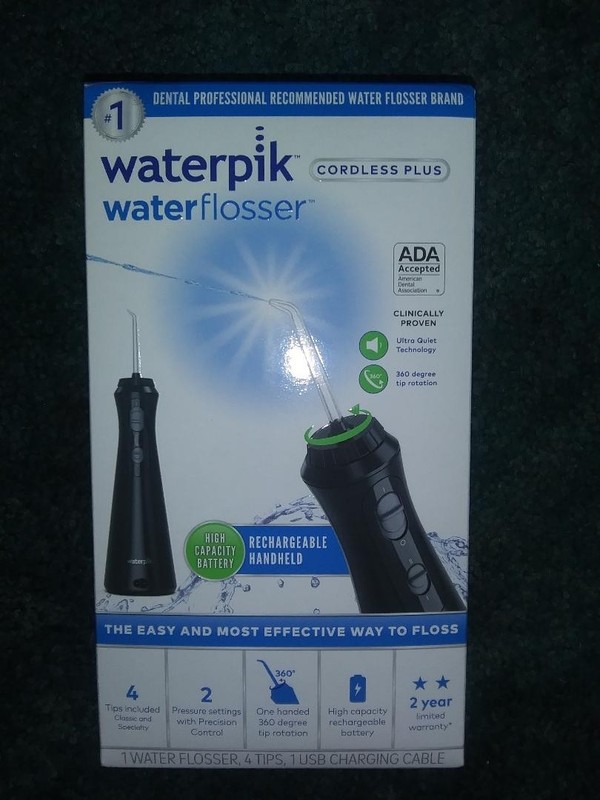 Waterpik Water Flosser Cordless Plus (WP-462W) - Black