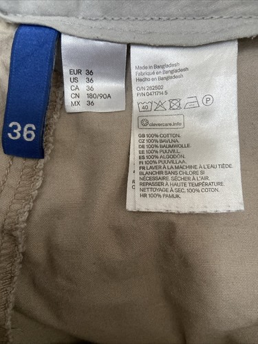 H&M Divided Men’s Chinos Shorts 36” Waist 100% Cotton - Picture 5 of 6