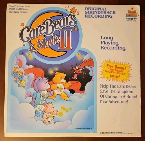 The Care Bears Movie II Original Soundtrack Album 1986 Vinyl LP Record DAr 3905