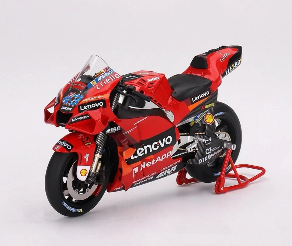 TRUE SCALE TSM 1:12 MODELLINO DUCATI DESMOSEDICI GP22 MILLER MOTOGP 2022 DIECAST - Immagine 3 di 4
