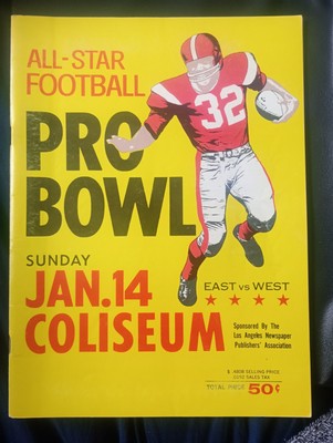 14. Januar 1962 12th Annual Pro Bowl Game Program