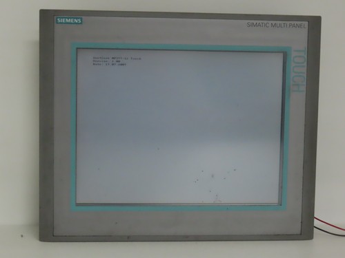 Siemens 6AV6 644-0AA01-2AX0 MP377 Simatic 12" HMI Touchscreen Bedienfeld - Bild 1 von 15