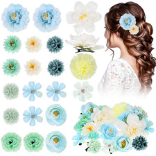 21 Pcs Flower Hair Clip Rose Hair Clips Barrettes for Women Flower Accessories B