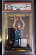 2025-26 Topps - Flagship Real One Relics Kon Knueppel #FRO-KK Gold Rainbow...