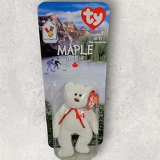 Ty Beanie Baby Maple the Bear 1997 1999 Ronald Mcdonald House 2 Tag Error
