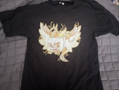 boys large black Roblox shirt
