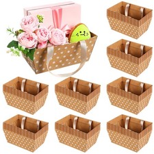 48 Pcs Basket for Gifts Empty DIY Bulk Party Gift Basket Kit with Handles Mar...