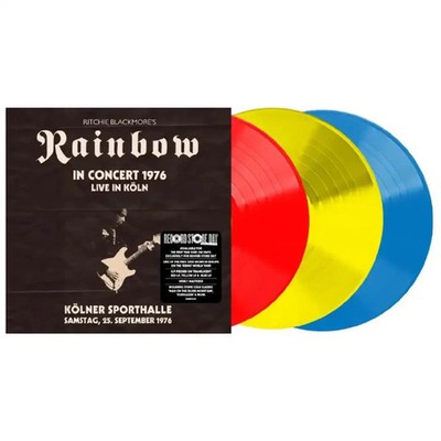 Richie Blackmore's Rainbow: Live from Köln 1976 , 3 LP, TRI-COLOURED Vinyl